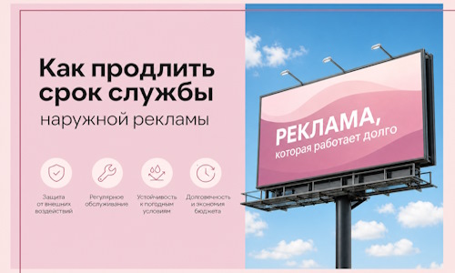 Как продлить срок службы наружной рекламы в  Усолье-Сибирском