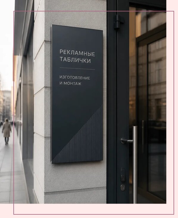 Рекламные таблички в Усолье-Сибирском по цене от 4644 р. | Аванза-Сль
