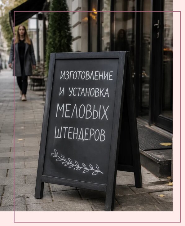Меловые штендеры в Усолье-Сибирском по цене от 6708 р. | Аванза-Сль